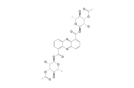 SOLPHENAZINE_C;1,6-DI-(3-O-ACETYLCARBO-ALPHA-L-RHAMNOSYLOXY)-PHENAZINE