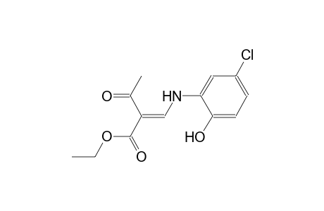 ethyl (2E)-2-acetyl-3-(5-chloro-2-hydroxyanilino)-2-propenoate