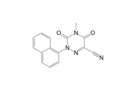 1,2,4-Triazine-6-carbonitrile, 2,3,4,5-tetrahydro-4-methyl-2-(1-naphthalenyl)-3,5-dioxo-