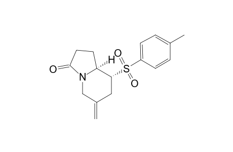 (8R,8aS)-6-Methylene-8-(p-toluenesulfonyl)perhydro-3-indolizidinone