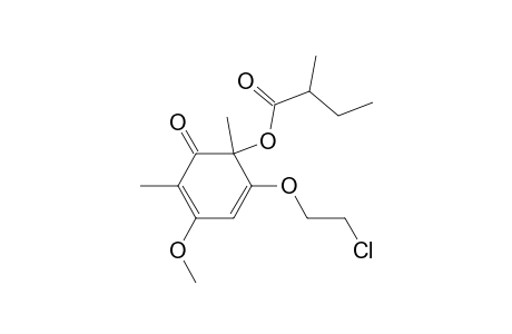 5-Chloroethoxy-2,6-dimethyl-3-methoxy-(6r)-((2r)-2-methylbutyryloxy)-2,4-cyclohexadien-1-one