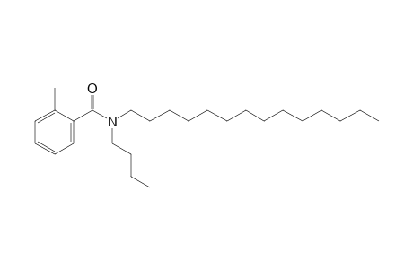 Benzamide, 2-methyl-N-butyl-N-tetradecyl-