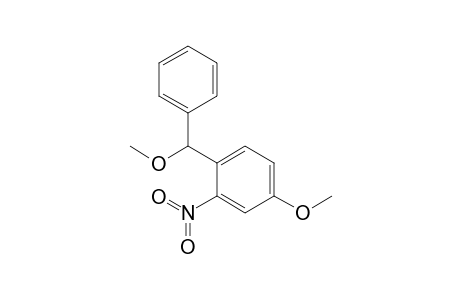 4-methoxy-1-[methoxy(phenyl)methyl]-2-nitro-benzene