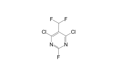 2-FLUORO-4,6-DICHLORO-5-DIFLUOROMETHYL-PYRIMIDINE