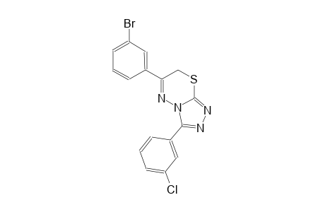 6-(3-bromophenyl)-3-(3-chlorophenyl)-7H-[1,2,4]triazolo[3,4-b][1,3,4]thiadiazine