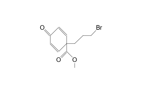 1-(3-Bromo-propyl)-cyclohexa-2,5-dien-4-one-1-carboxylic acid, methyl ester