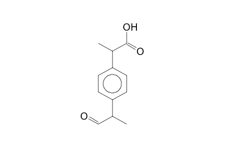 Benzene, 1-(1-carboxyethyl)-4-(1-formylethyl)-