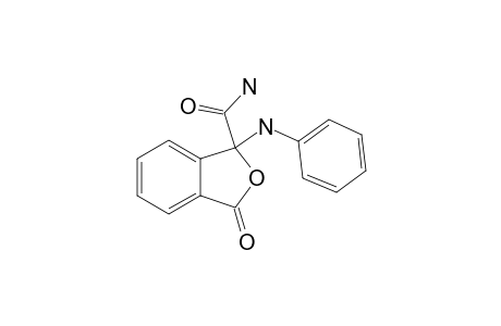 1-ANILINO-3-OXO-1,3-DIHYDROISOBENZOFURAN-1-CARBOXAMIDE