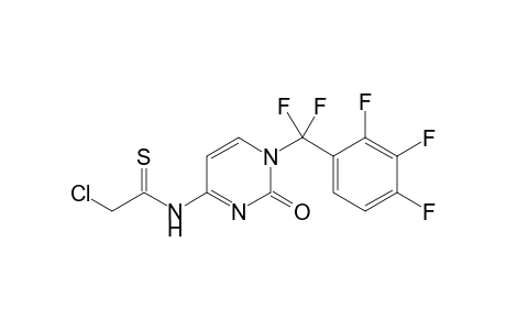 1-(Pentafluorobenzyl)-4-[(chlorothioacetyl)amino]-1,2-dihydropyrimidin-2-one