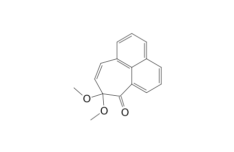Cyclohepta[de]naphthalen-7(8H)-one, 8,8-dimethoxy-