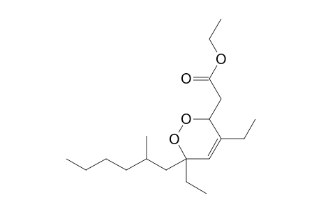 2-[4,6-diethyl-6-(2-methylhexyl)-3H-1,2-dioxin-3-yl]acetic acid ethyl ester