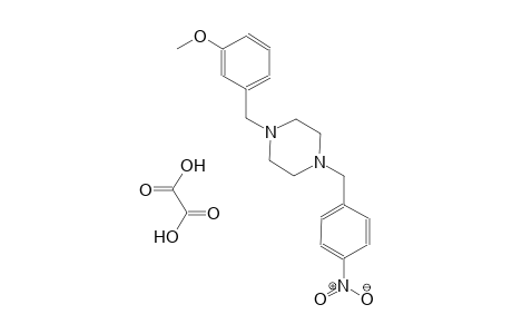 1-(3-methoxybenzyl)-4-(4-nitrobenzyl)piperazine oxalate