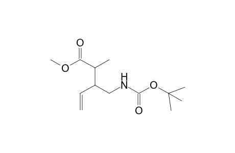 Methyl 3-{[(t-butoxycarbonyl)amino]methyl}-2-methylpent-4-enoate