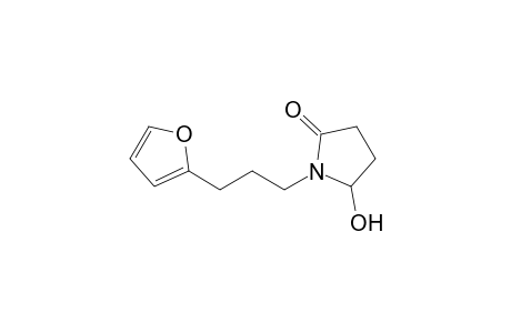 1-[3-(2-furanyl)propyl]-5-hydroxy-2-pyrrolidinone