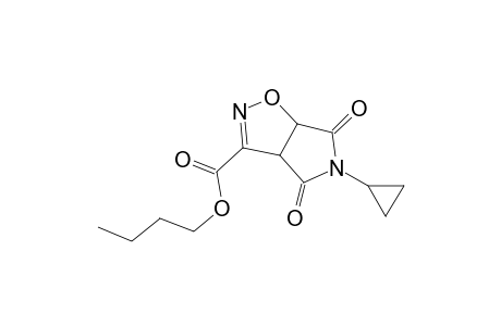 5-cyclopropyl-3a,6a-dihydropyrrolo[3,4-d]isoxazole-4,6-dione-3-carboxylic acid butyl ester