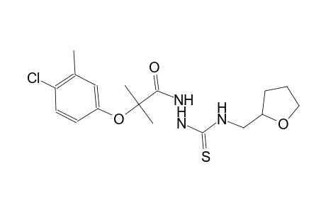 2-[2-(4-chloro-3-methylphenoxy)-2-methylpropanoyl]-N-(tetrahydro-2-furanylmethyl)hydrazinecarbothioamide