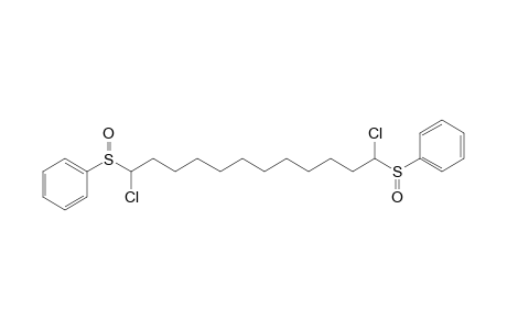 1,12-Dichloro-1,12-di(phenylsulfinyl)dodecane