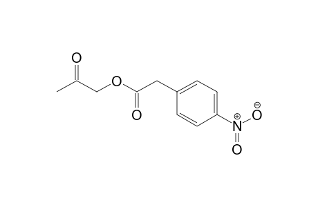 Benzeneacetic acid, 4-nitro-, 2-oxopropyl ester