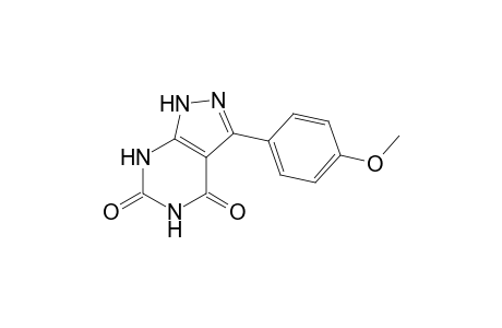3-(4-Methoxyphenyl)-1,2-dihydropyrazolo[3,4-d]pyrimidine-4,6-dione