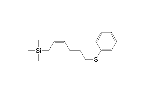 (Z)-1-phenylthio-6-trimethylsilylhex-4-ene