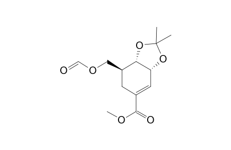 (3aR,7S,7aS)-7-(formyloxymethyl)-2,2-dimethyl-3a,6,7,7a-tetrahydro-1,3-benzodioxole-5-carboxylic acid methyl ester