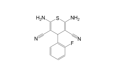 2,6-diamino-4-(2-fluorophenyl)-4H-thiopyran-3,5-dicarbonitrile