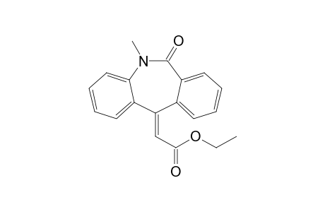 5,6-Dihydro-11-[(ethoxycarbonyl)methylene]-11H-5-methyldibenzo[b,e]azepin-6-one