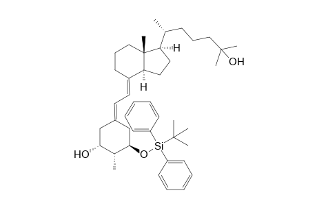 2.beta.-Methyl-19-nor-1.alpha.,25-dihydroxyvitamin D3 - 3-[(t-butyl)diphenylsilyl] - derivative