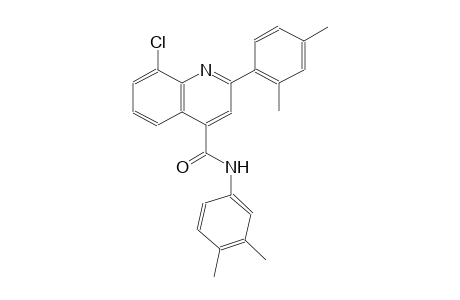 8-chloro-2-(2,4-dimethylphenyl)-N-(3,4-dimethylphenyl)-4-quinolinecarboxamide
