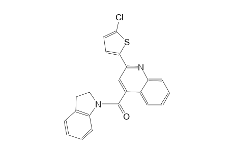 2-(5-chloro-2-thienyl)-4-(2,3-dihydro-1H-indol-1-ylcarbonyl)quinoline