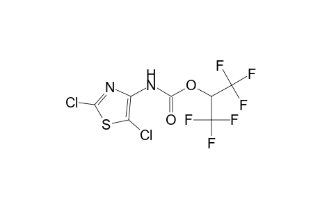 1,1,1,3,3,3-hexafluoropropan-2-yl N-(2,5-dichloro-1,3-thiazol-4-yl)carbamate