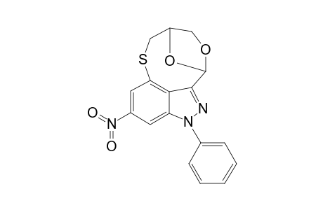 6,16-Dioxa-2-thia-9,10-diazatetracyclo[6.6.1.1(4,7).0(11,15)]hexadeca-1(15),8,11,13-tetraene, 13-nitro-10-phenyl-