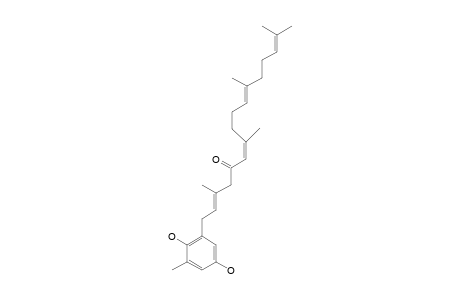 2-[(2'E,6'Z,10'E)-5'-Oxo-3',7',11',15'-tetramethylhexadeca-2',6',10',14'-tetraenyl]-6-methylhydroquinone