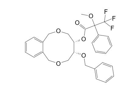 (+)-.alpha.-Methoxy-.alpha.-(trifluoro)methyl phenylacetic acid (4S,5R)-5-Benzyloxy-1,3,4,5,6,8-hexahydro-2,7-benzodioxecin-4-yl ester