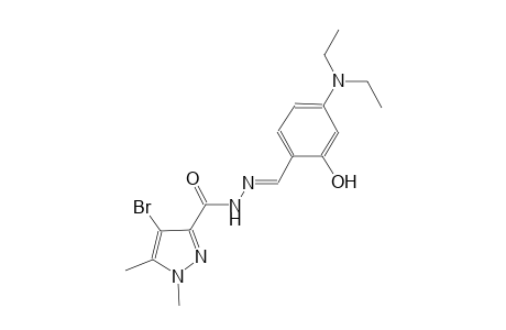 4-bromo-N'-{(E)-[4-(diethylamino)-2-hydroxyphenyl]methylidene}-1,5-dimethyl-1H-pyrazole-3-carbohydrazide