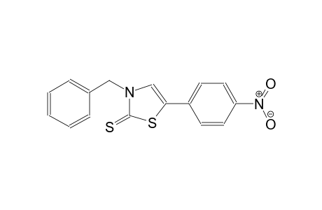 2(3H)-thiazolethione, 5-(4-nitrophenyl)-3-(phenylmethyl)-