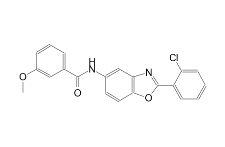benzamide, N-[2-(2-chlorophenyl)-5-benzoxazolyl]-3-methoxy-