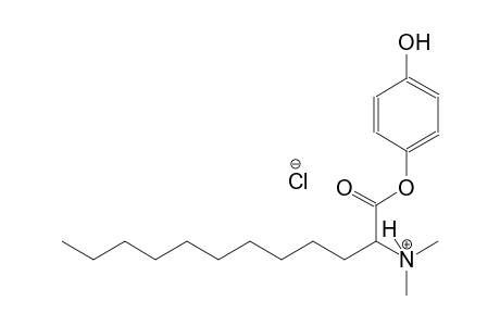 1-(4-hydroxyphenoxy)-N,N-dimethyl-1-oxo-2-dodecanaminium chloride