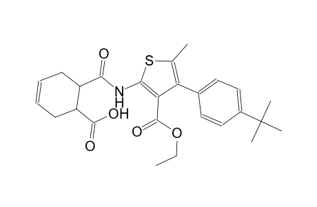 6-({[4-(4-tert-butylphenyl)-3-(ethoxycarbonyl)-5-methyl-2-thienyl]amino}carbonyl)-3-cyclohexene-1-carboxylic acid