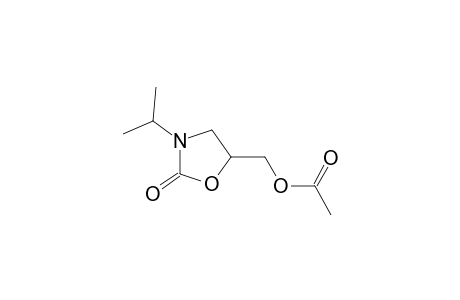 2-Oxazolidinone, 5-[(acetyloxy)methyl]-3-(1-methylethyl)-