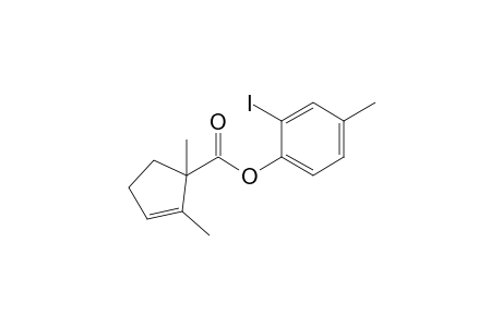 (2-iodanyl-4-methyl-phenyl) 1,2-dimethylcyclopent-2-ene-1-carboxylate