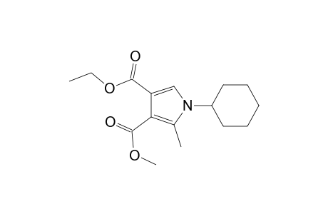 4-Ethyl 3-methyl 1-cyclohexyl-2-methyl-1H-pyrrole-3,4-dicarboxylate