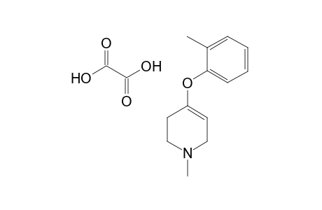 Oxalate salt of 1-methyl-4-(2-methylphenoxy)-1,2,3,6-tetrahydropyridine