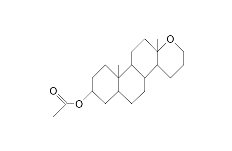 3b-Acetoxy-17a-oxa-D-homo-5a-androstane