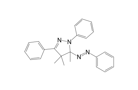 4,4,5-Trimethyl-1,3-diphenyl-5-(phenylazo)-2-pyrazoline