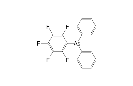 Arsine, (pentafluorophenyl)diphenyl-