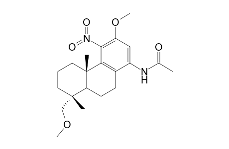 N-(12,19-dimethoxy-11-nitropodocarpa-8,11,13-trien-14-yl)acetamide