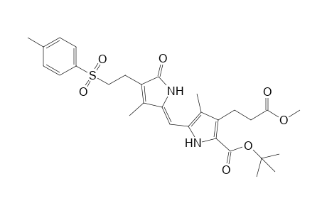 Methyl (Z)-2-(t-butoxycarbonyl)-4-methyl-5-[3-methyl-5-oxo-4-(2-tosylethyl)-1,5-dihydro-2H-pyrrol-2-ylidene]methylpyrrole-3-propionate