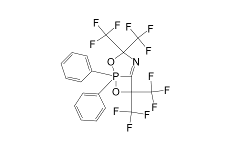 3,3,6,6-tetrakis(trifluormethyl)-1,1-diphenyl-2,7-dioxa-4-aza-1.lambda.(5)-phosphabicyclo[3.2.0]-hept-4-en
