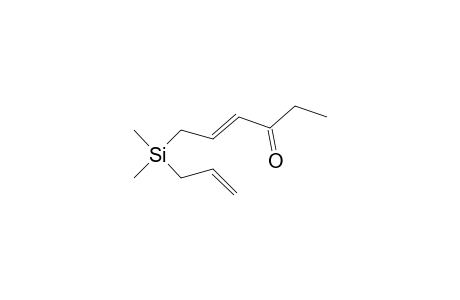 6-(allyldimethylsilyl)-hex-4-en-3-one